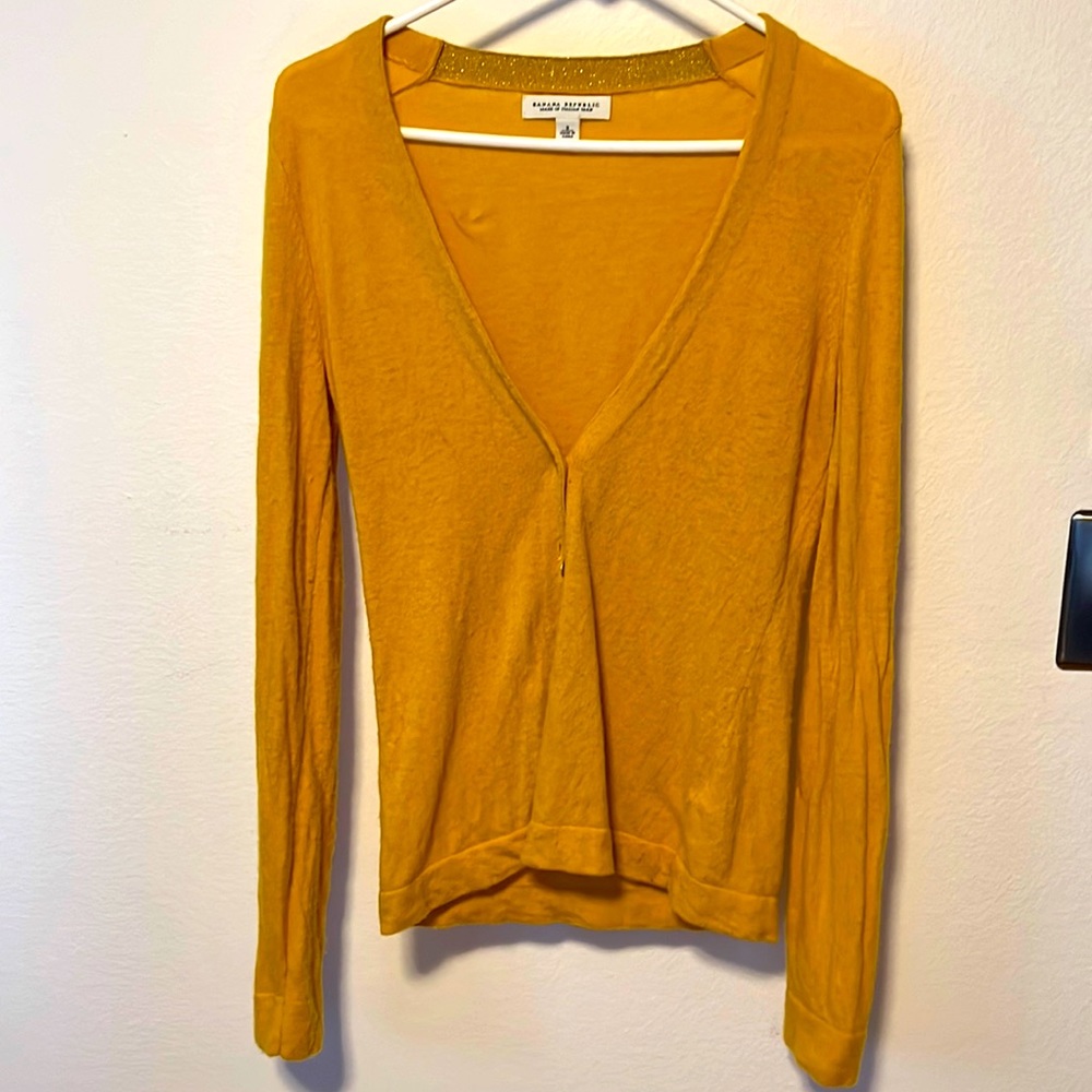 Banana Republic Cardigan (Yellow)